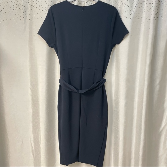 Navy dress with sash - Picture 4 of 6